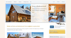 Desktop Screenshot of dom-w-karkonoszach.com