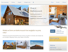 Tablet Screenshot of dom-w-karkonoszach.com